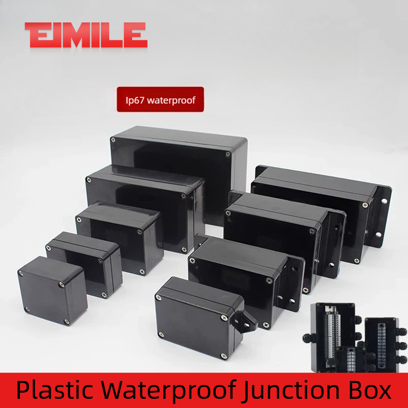 Outdoor Furniture Outlet - Caja de Conexiones Impermeable Negra Tipo
