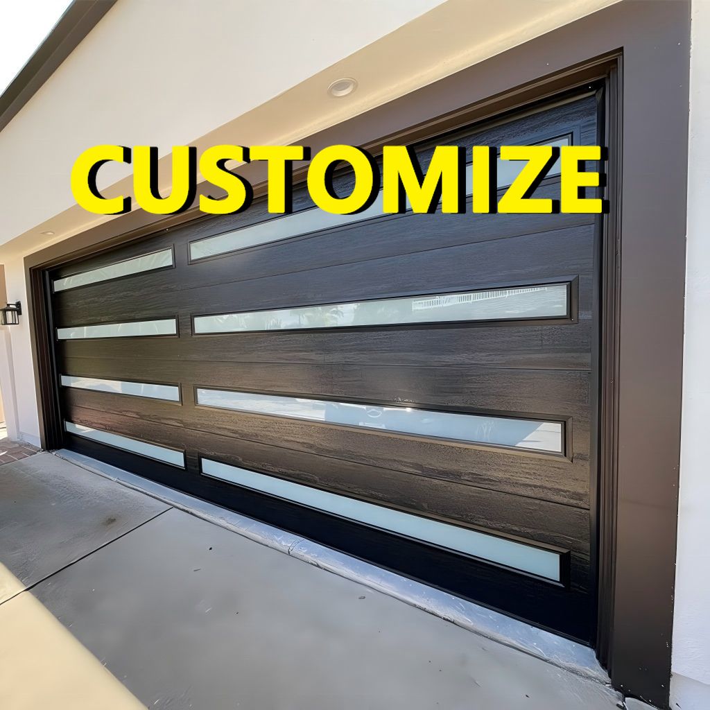 Outdoor Furniture Aluminium - Puerta de garaje inteligente de aluminio