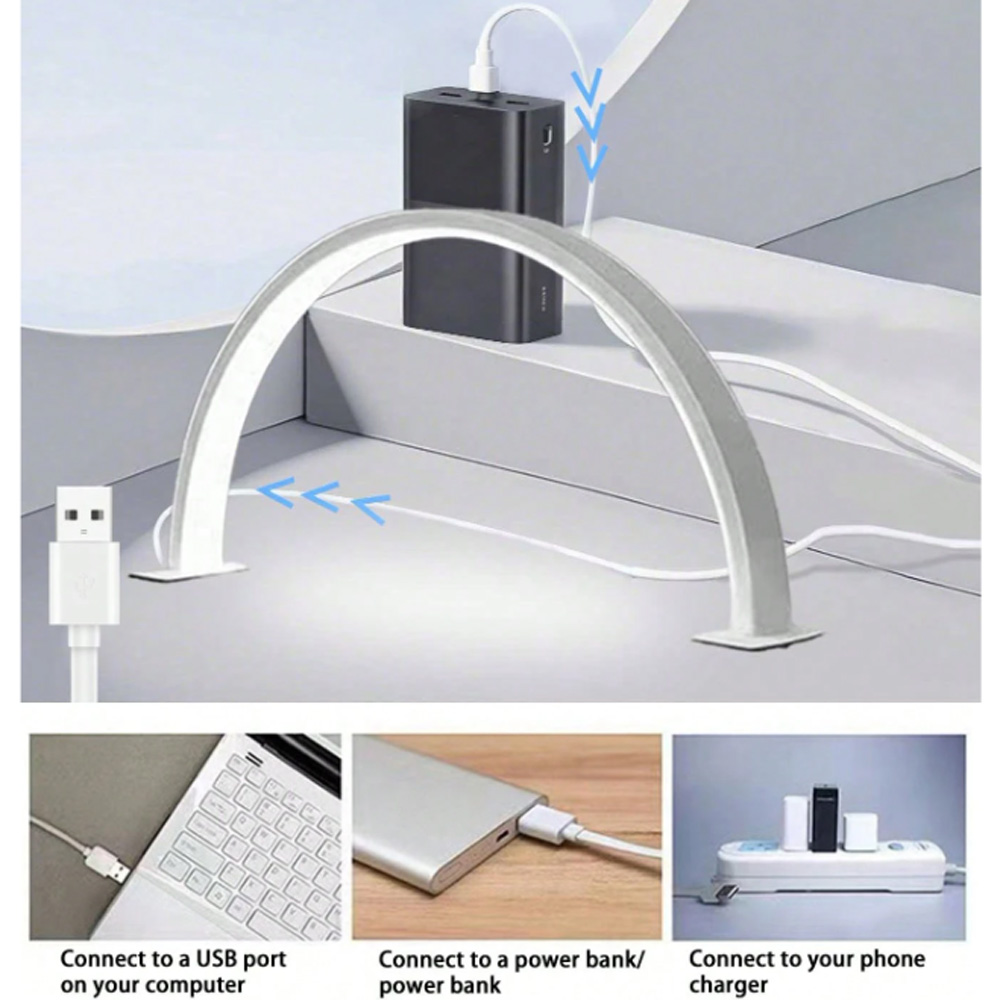 Outdoor Furniture Aluminium - Lámpara de uñas LED USB 5V