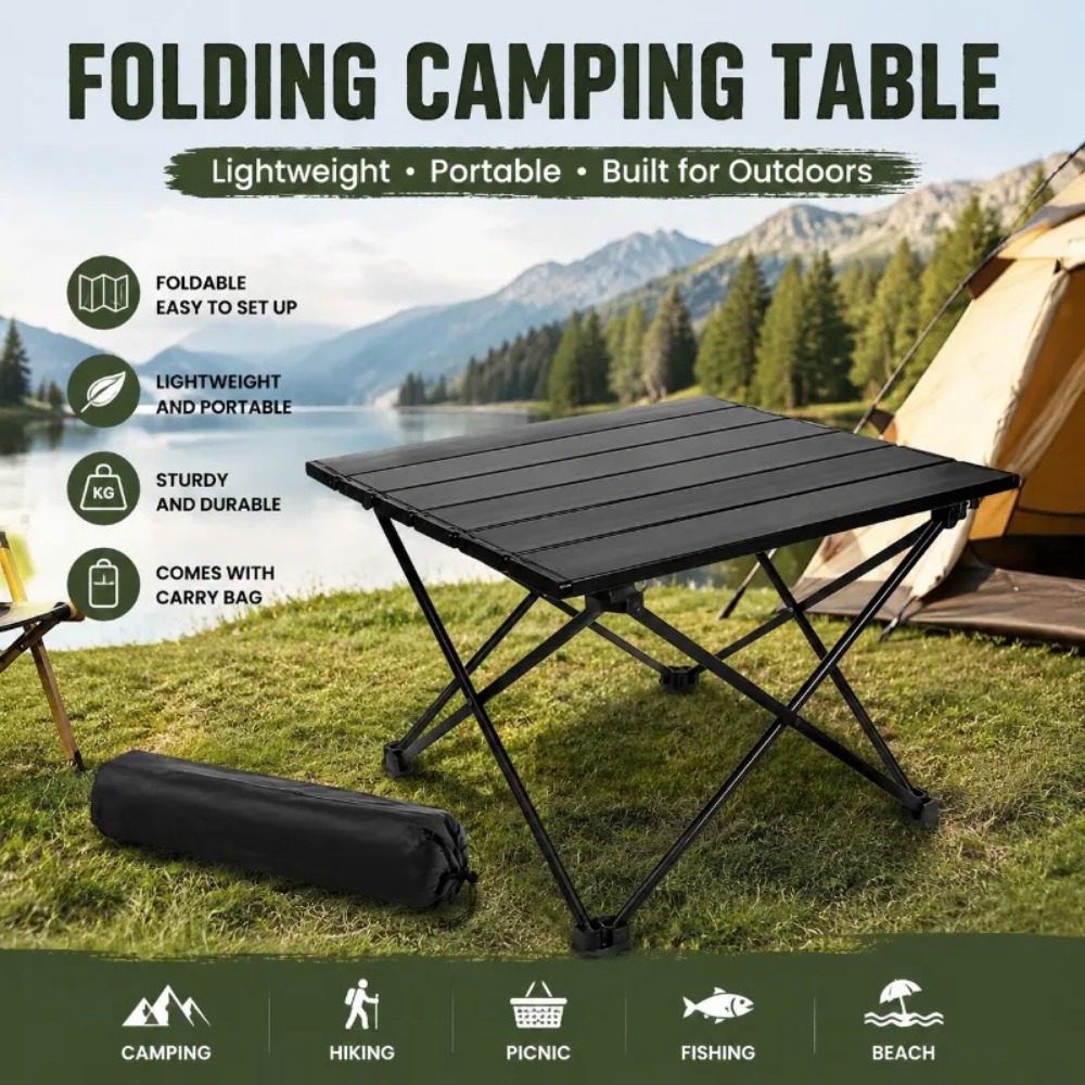 Outdoor Furniture Australia - Mesa Plegable Portátil Ultraligera para Camping,