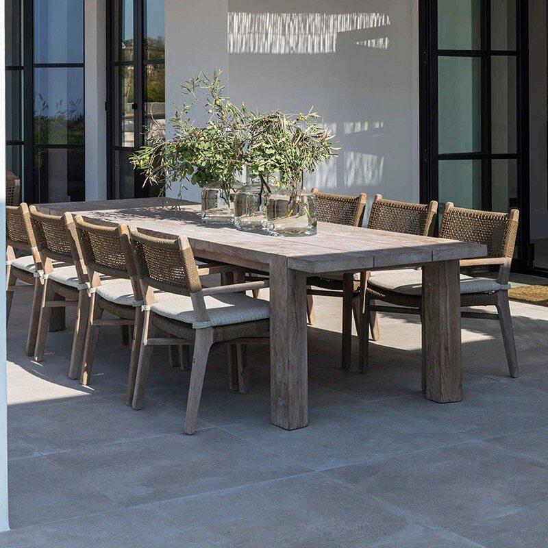 Outdoor Furniture Teak - Mesas y sillas de exterior anticorrosivas