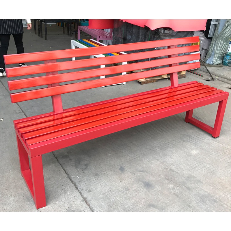 Banco rosa con respaldo, famos - Outdoor Furniture Bench reseña y precio