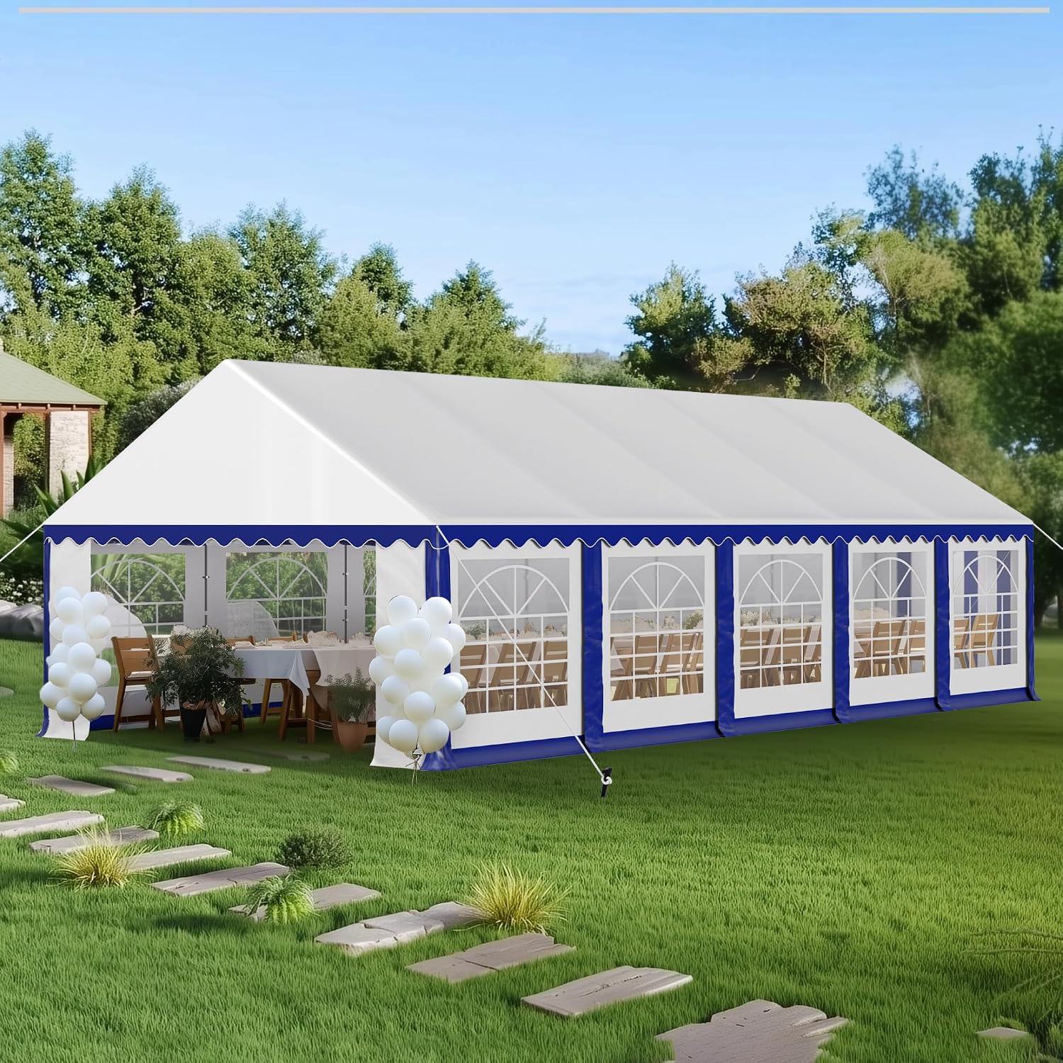 Carpa para Fiestas de 16x32 pi - Outdoor Furniture Heavy Duty reseña y precio