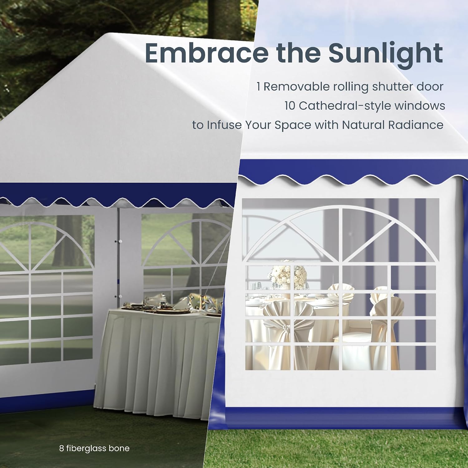Carpa para Fiestas de 16x32 pi - Outdoor Furniture Heavy Duty reseña y precio