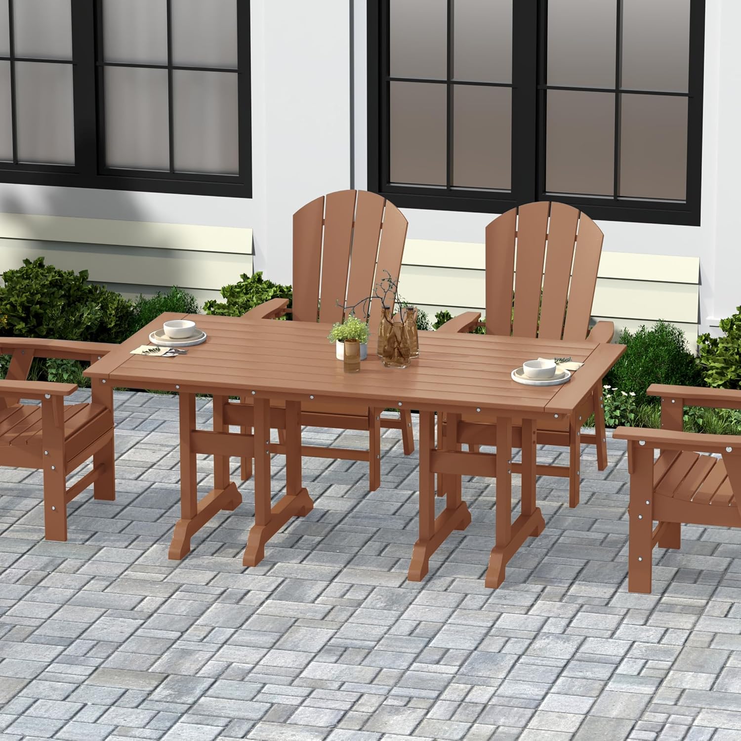 Mesa de Comedor para Patio Ext - Outdoor Furniture Teak reseña y precio