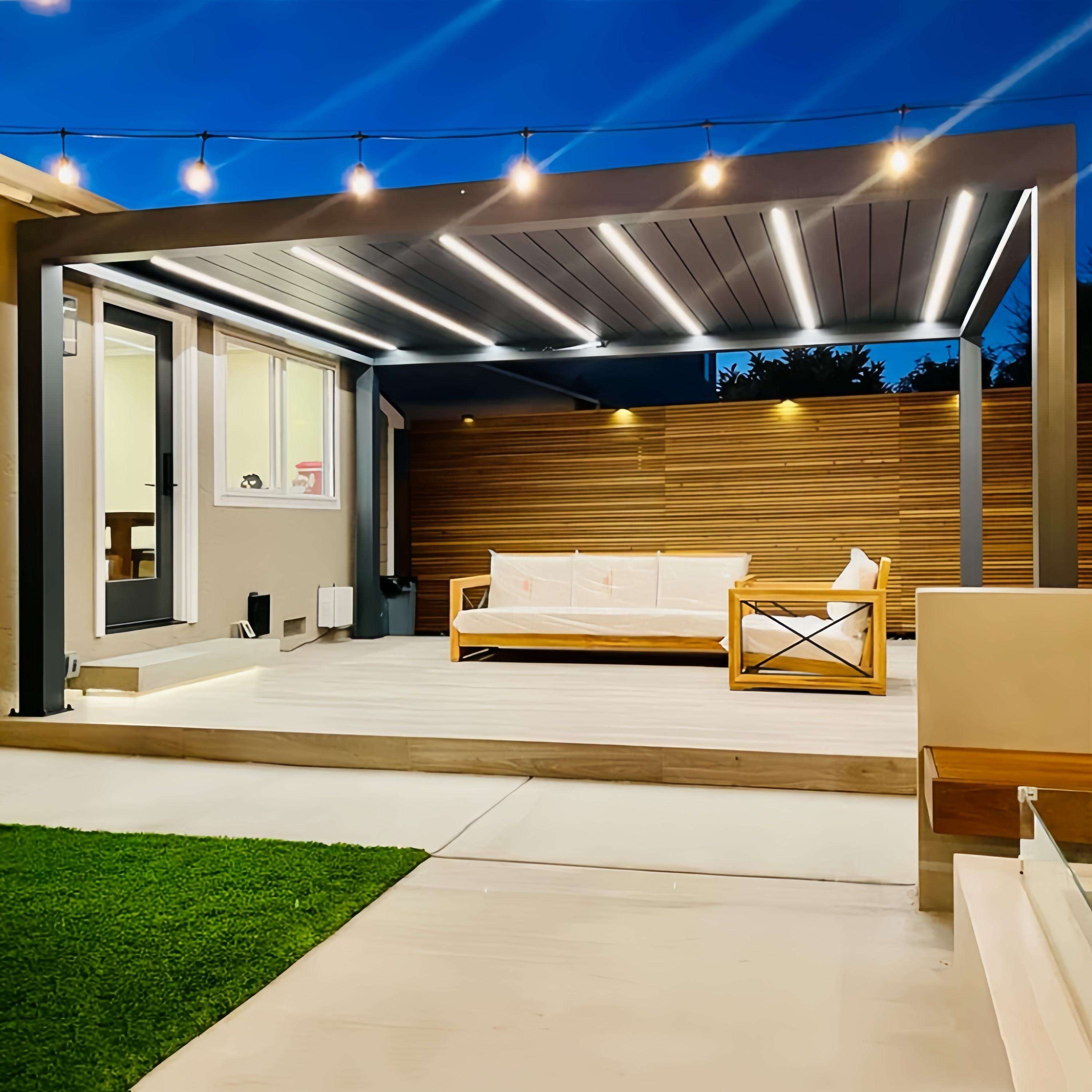 Pabellón Rectangular de Aleaci - Outdoor Furniture Aluminium reseña y precio