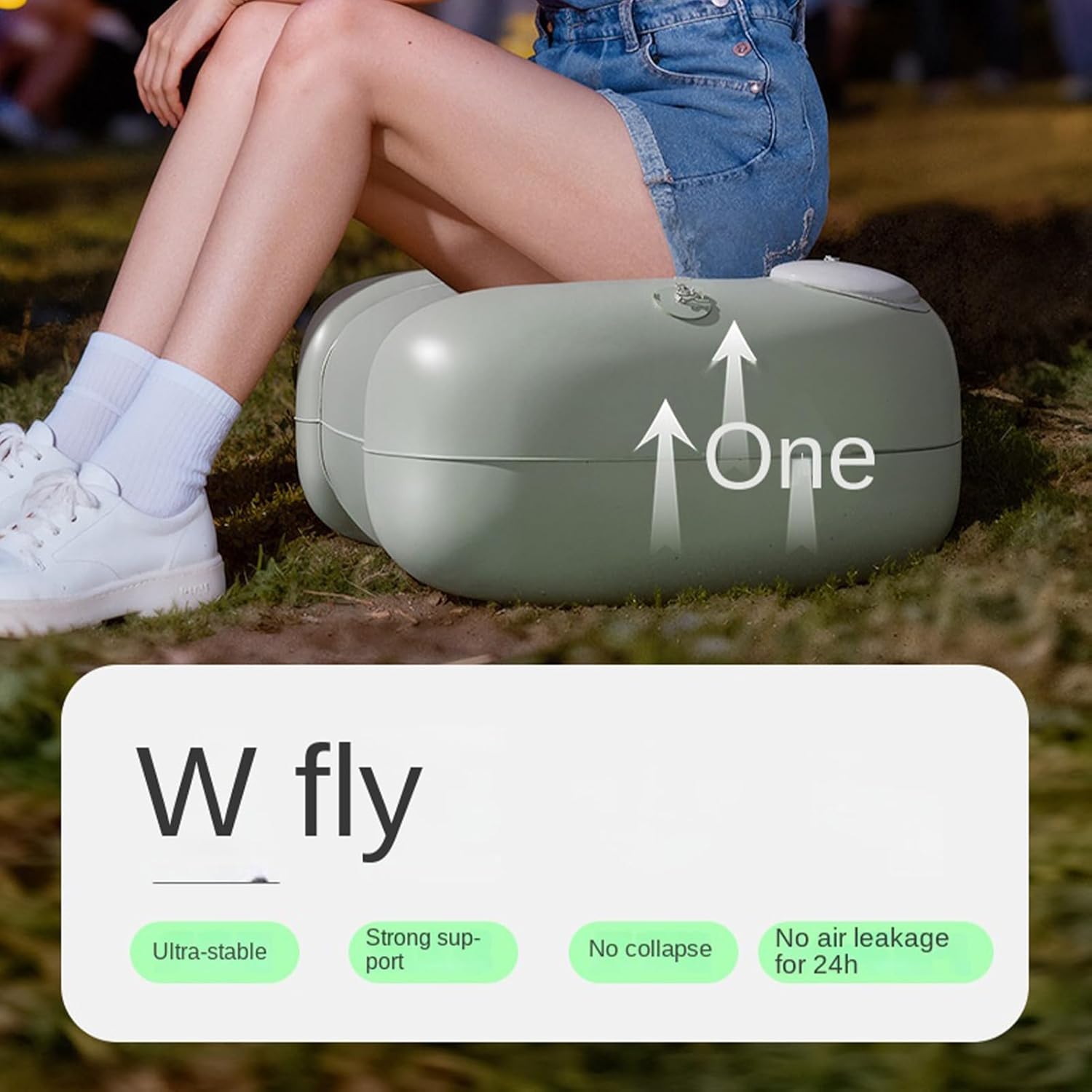Asiento de viaje inflable grue - Outdoor Furniture Bench reseña y precio