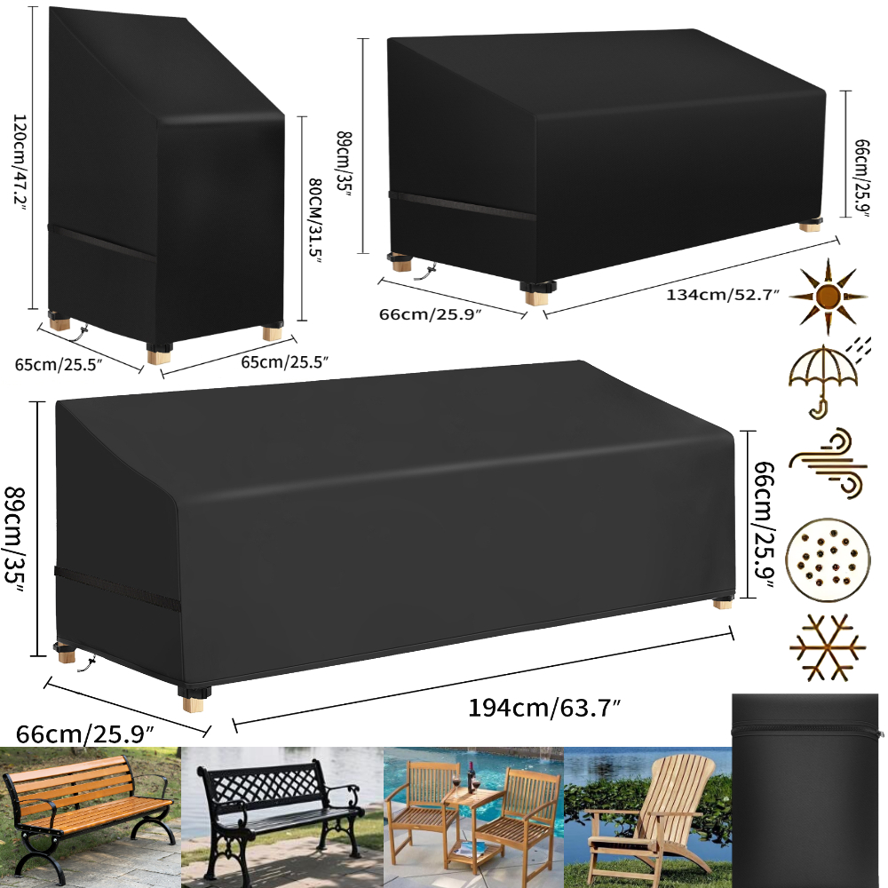 Fundas Impermeables para Silla - Outdoor Furniture Bench reseña y precio